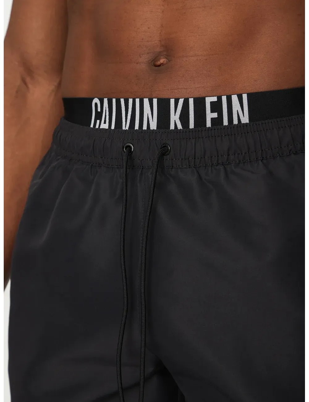 Boxer mare medio uomo asciugatura rapida con fascia brandizzata KM0KM01093 Calvin Klein