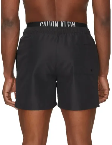 Boxer mare medio uomo asciugatura rapida con fascia brandizzata KM0KM01093 Calvin Klein