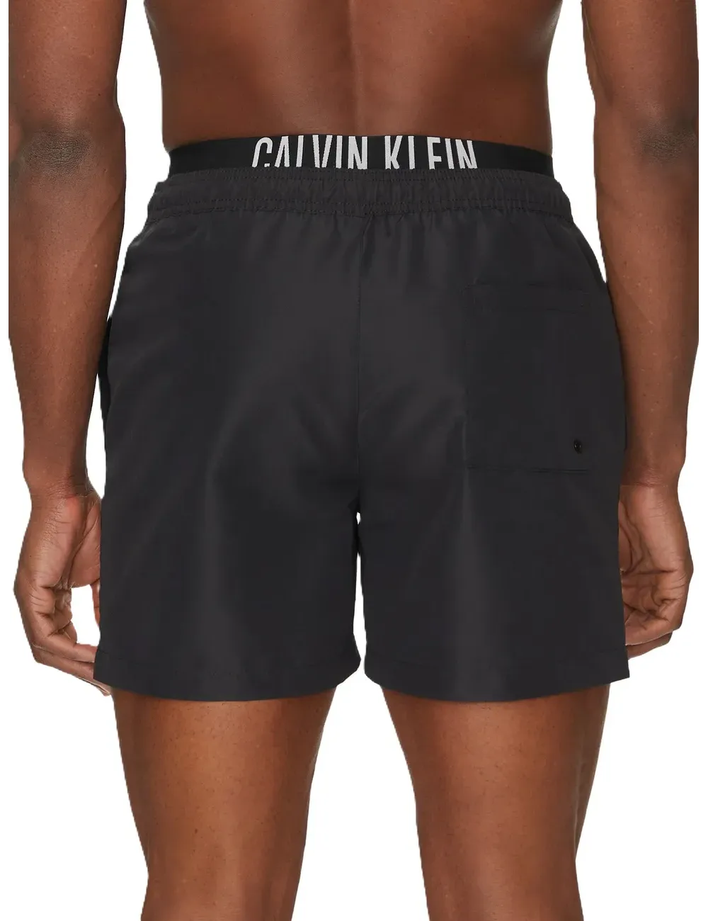 Boxer mare medio uomo asciugatura rapida con fascia brandizzata KM0KM01093 Calvin Klein