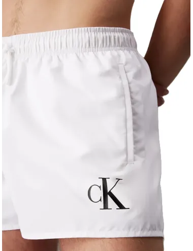 Boxer mare corto uomo logo minimal KM0KM01099 Calvin Klein