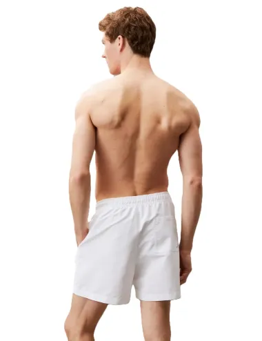 Boxer mare medio uomo ad asciugatura rapida e maxi logo a contrasto KM0KM01092 Calvin Klein