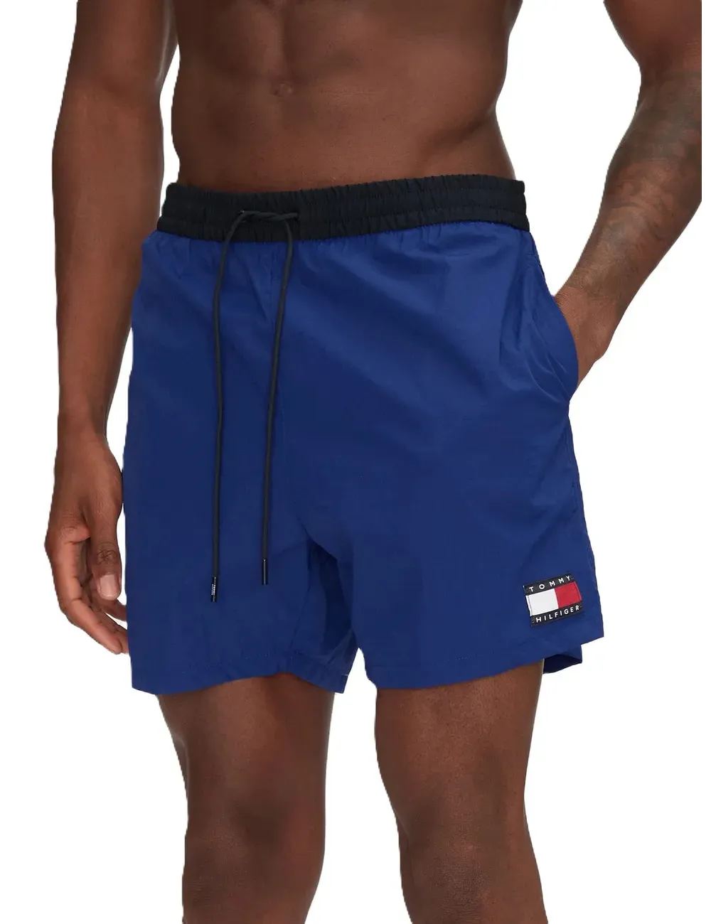 Boxer mare medio uomo dettaglio color block e logo UM0UM03455 Tommy Hilfiger Boxer mare medio uomo dettaglio color block e logo UM0UM03455 Tommy Hilfiger