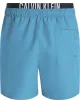 Boxer mare medio uomo asciugatura rapida con fascia brandizzata KM0KM01093 Calvin Klein