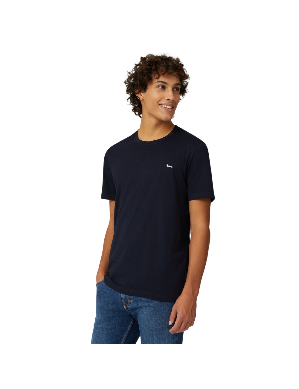 T-shirt uomo in cotone con logo bassotto IN1001N21055 Harmont&Blaine T-shirt uomo in cotone con logo bassotto IN1001N21055 Harmont&Blaine