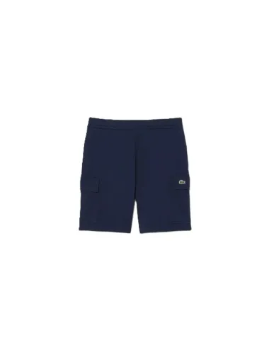 Bermuda cargo uomo in cotone con logo GH9743 Lacoste