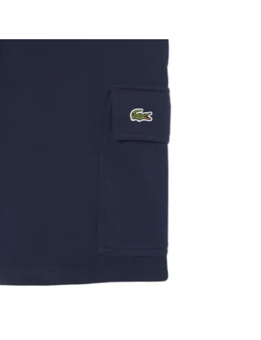Bermuda cargo uomo in cotone con logo GH9743 Lacoste