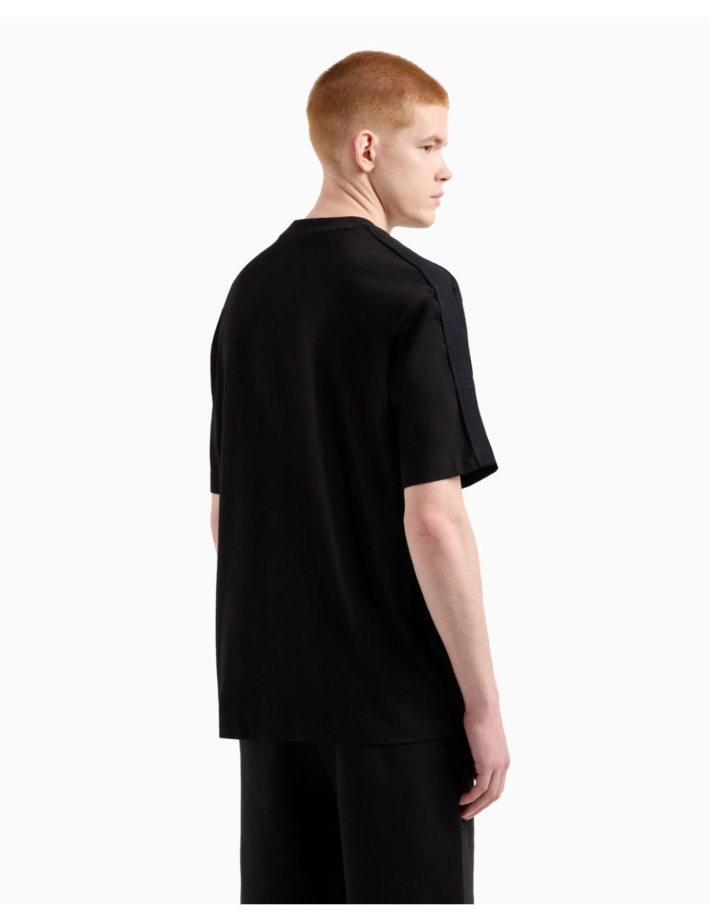 T-shirt uomo girocollo in cotone regular fit con bande logate XM000322AF10361 A|X Armani Exchange