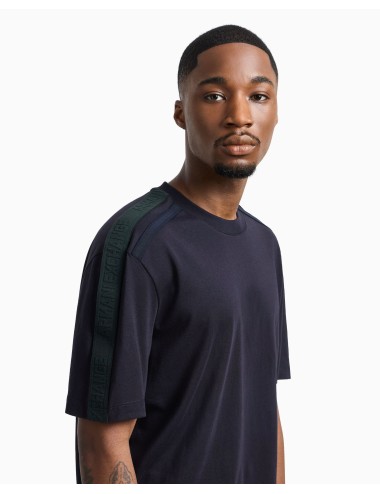 T-shirt uomo girocollo in cotone regular fit con bande logate XM000322AF10361 A|X Armani Exchange