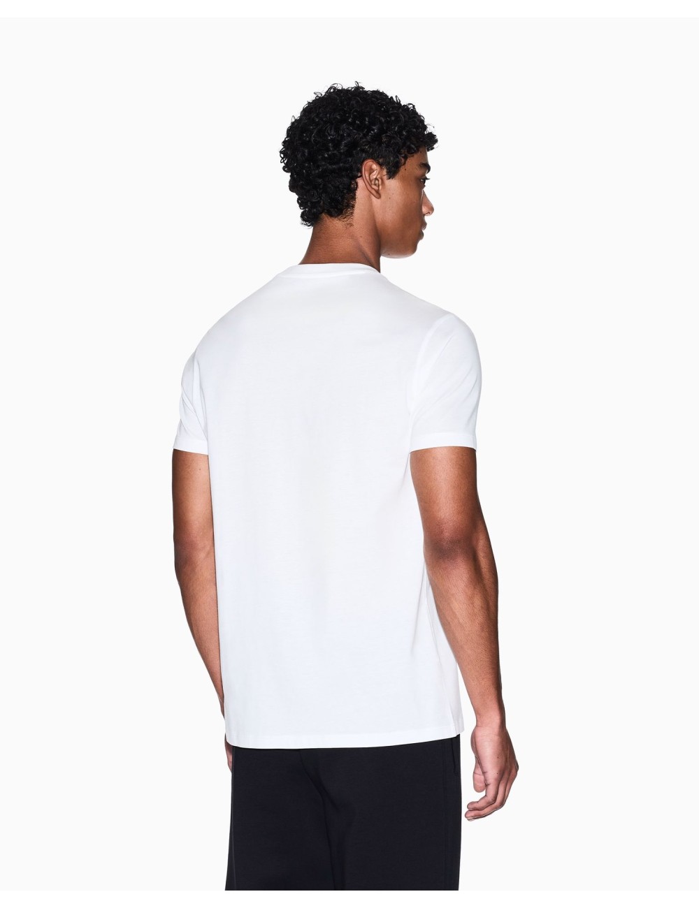 T-shirt uomo in cotone regular fit stampa logo vinile XM000786AF10364 A|X Armani Exchange