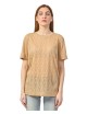T-shirt donna maniche corte dettaglio trasparenze e logo all over XW000513AF10835 A|X Armani Exchange