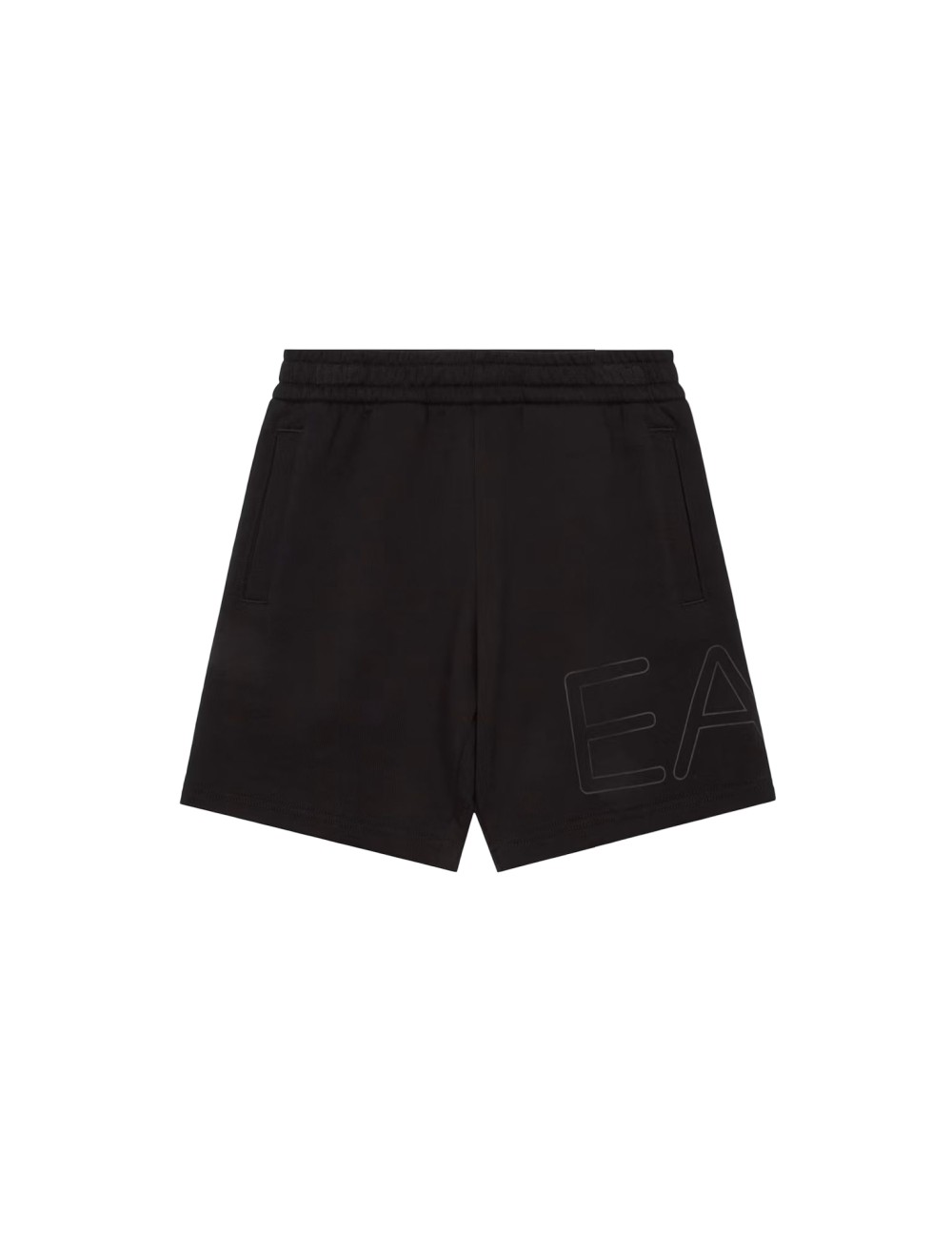 Bermuda bambino in cotone Logo Series Boy maxi logo 7B000083AF12451 EA7 Emporio Armani