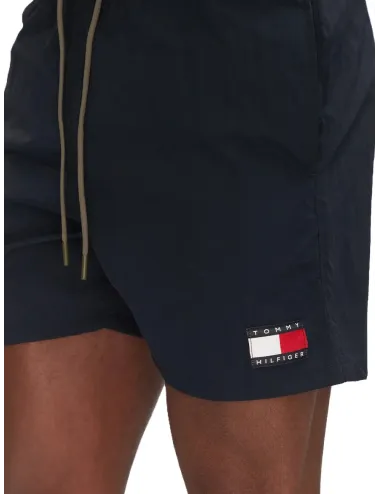 Boxer mare medio uomo dettaglio color block e logo UM0UM03455 Tommy Hilfiger