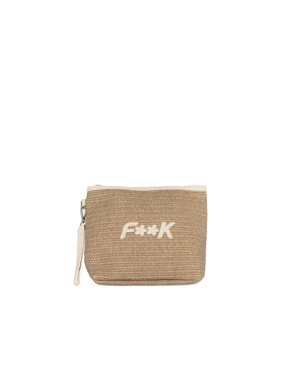Pochette mare logo a contrasto FA25-A063BG F**K