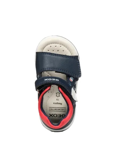 Sandali bambino in pelle Zapito con strappi B556EA Geox