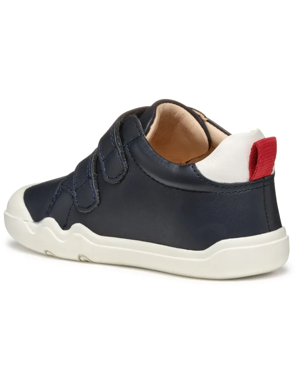 Sneakers bambino in pelle Steppieup con strappi B465WA Geox