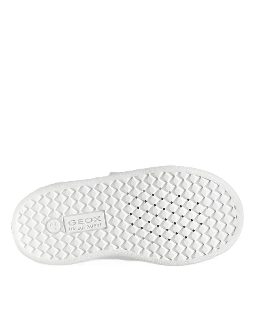 Sneakers bambina Eclyper in ecopelle con strappi e dettagli color block B555MA Geox