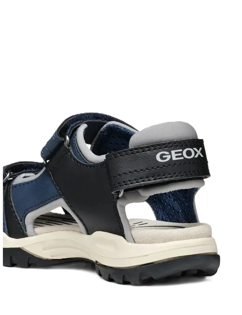 Sandali bambino in ecopelle e tessuto Borealis con strappi J450RA Geox