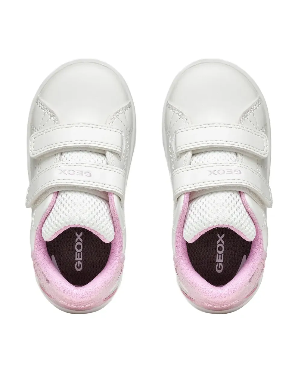 Sneakers bambina in ecopelle e strappi Eclyper B365MA Geox