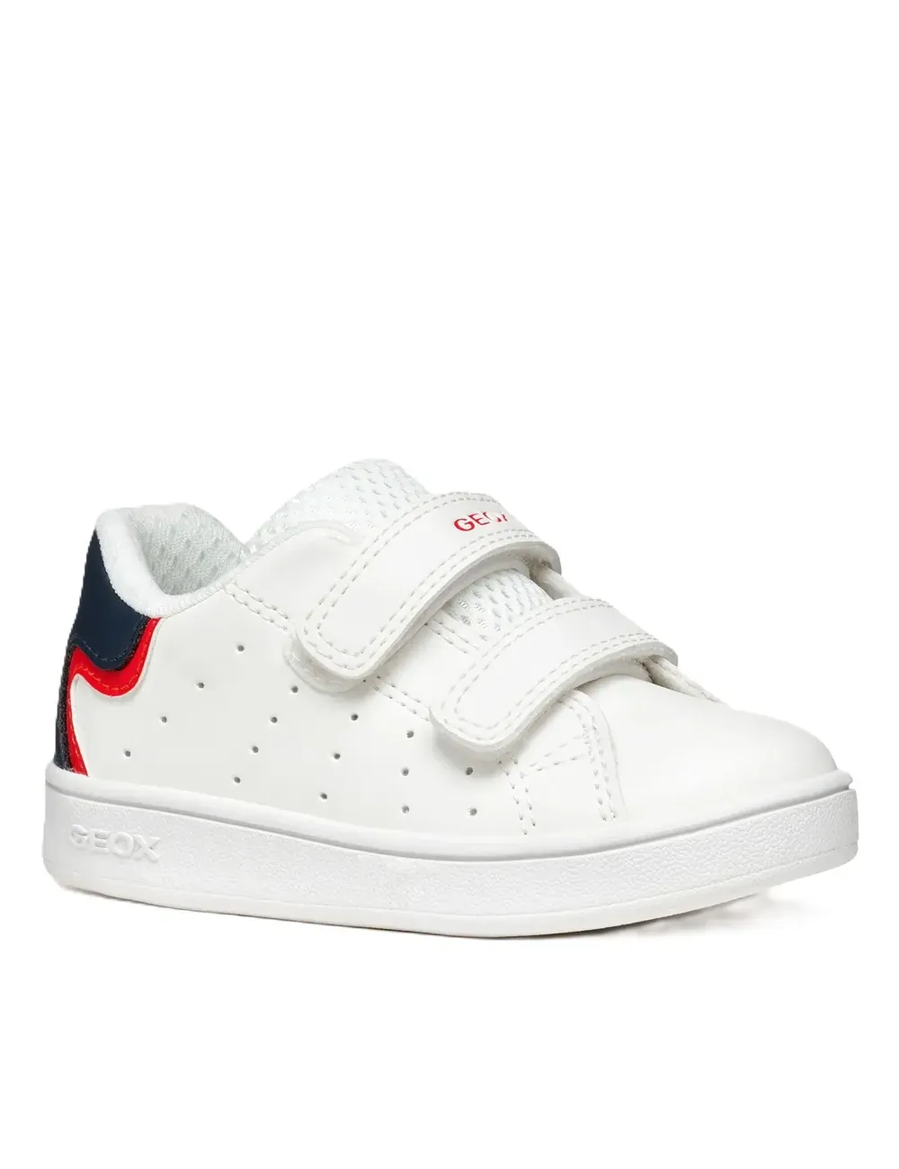 Sneakers bambino in ecopelle e strappi Eclyper B365LA Geox