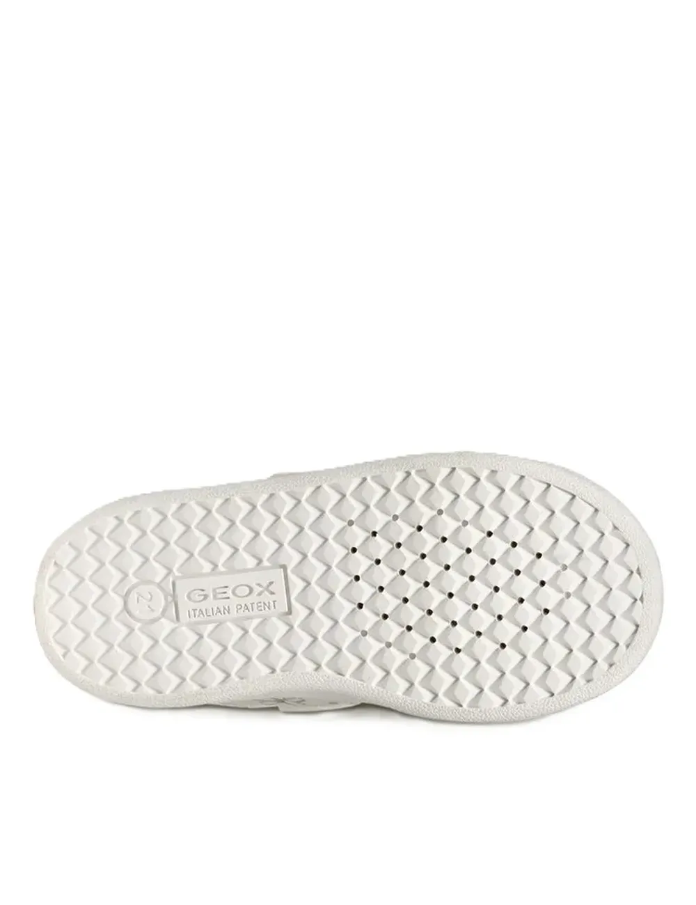 Sneakers bambina in ecopelle e strappi Eclyper B455MA Geox