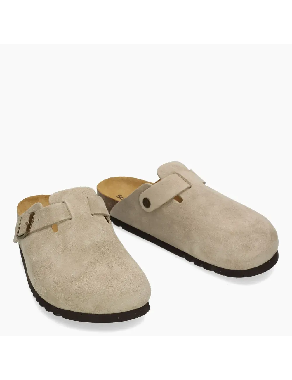 Ciabatte uomo in pelle scamosciata Olivier F300832361 Scholl