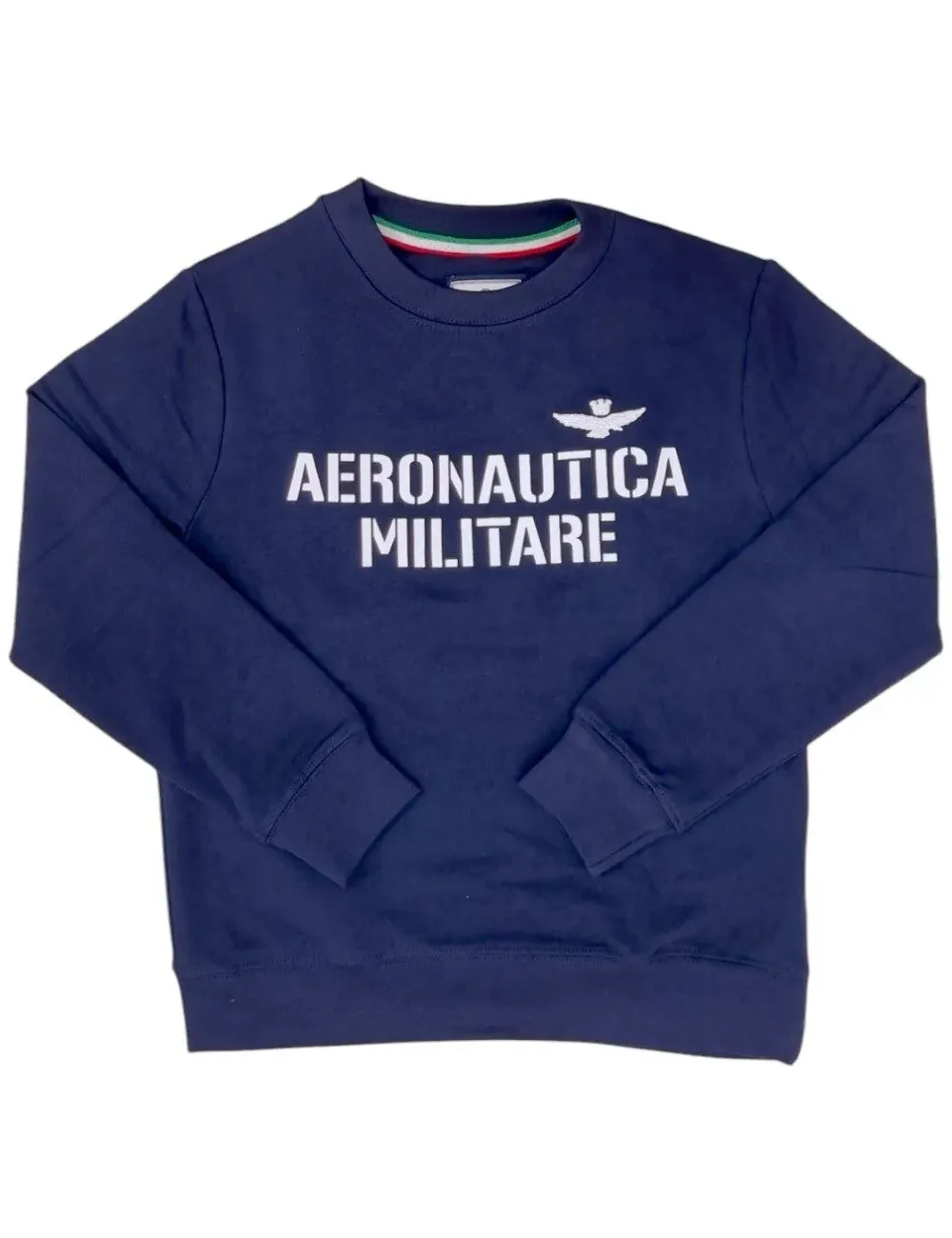 Felpa bambino girocollo con stampa 251FE0027A Aeronautica Militare