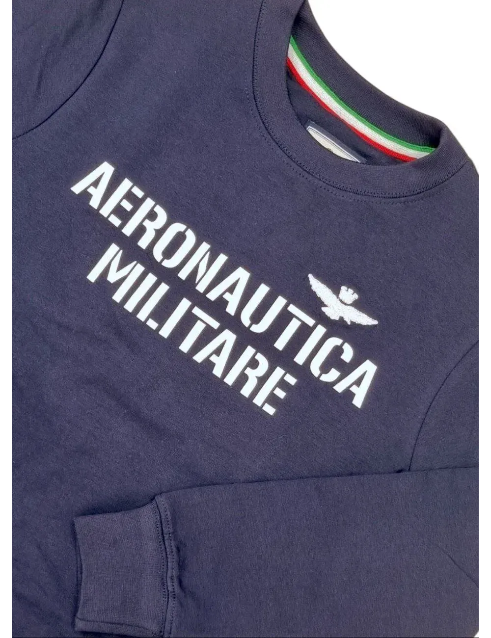 Felpa bambino girocollo con stampa 251FE0027A Aeronautica Militare