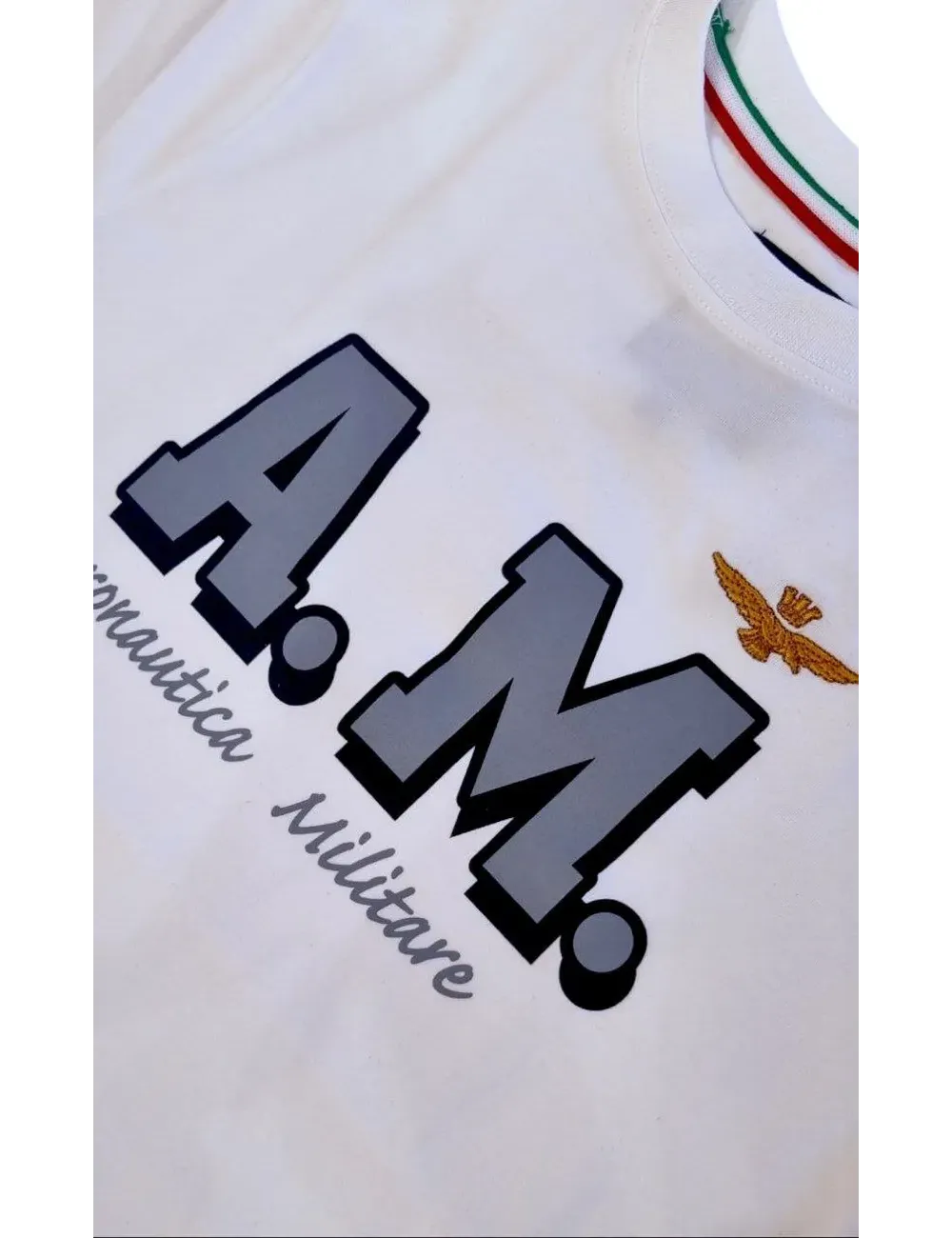 Completo bambino in cotone e stampa logata 251TF0004A Aeronautica Militare