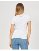 T-Shirt donna in misto cotone e modal Maxi Logo Evolution con dettaglio strass 8NTT67TJDQZ EA7 Emporio Armani