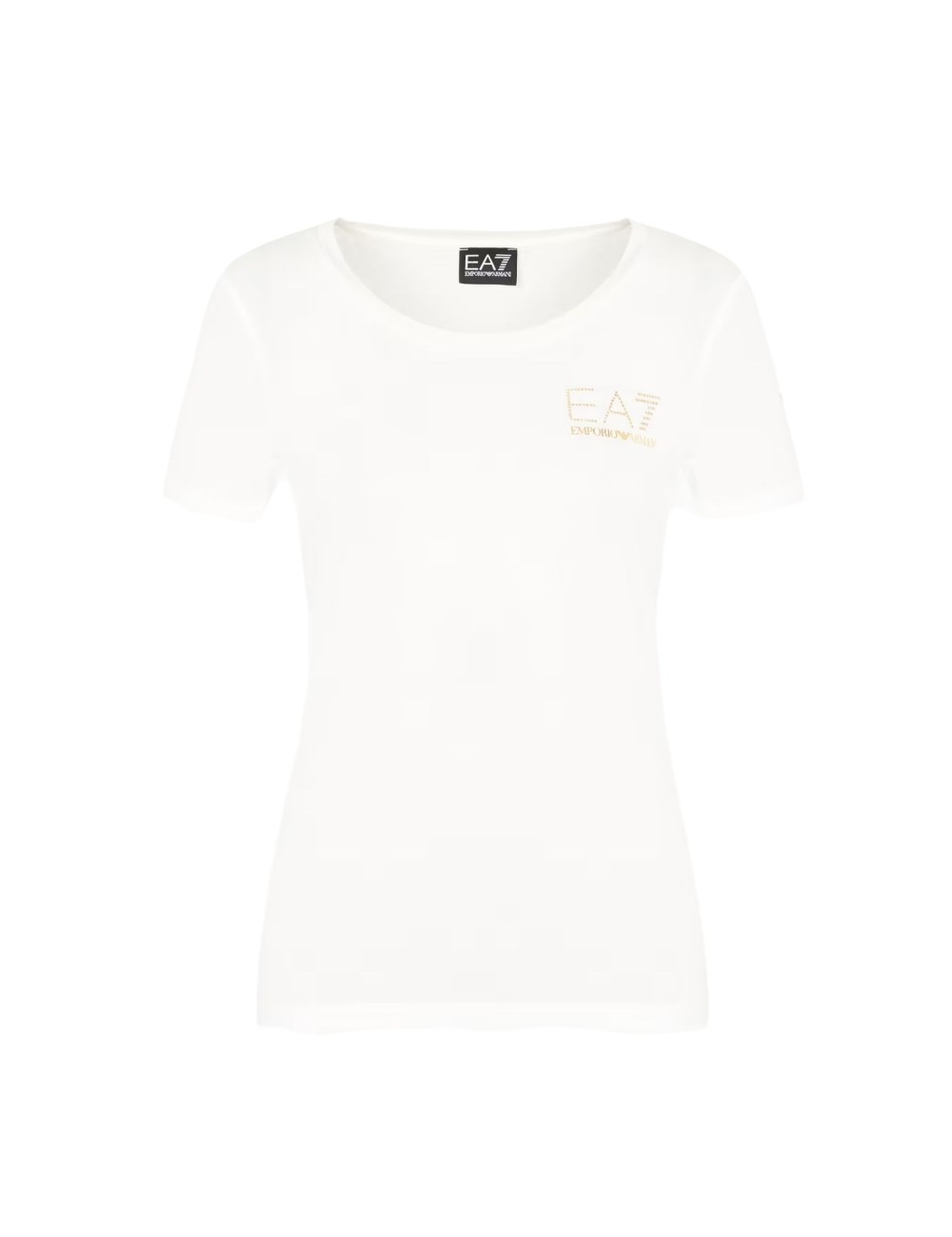 T-shirt Donna girocollo Evolution in misto cotone e modal stretch slim fit 8NTT65TJDQZ EA7 Emporio Armani