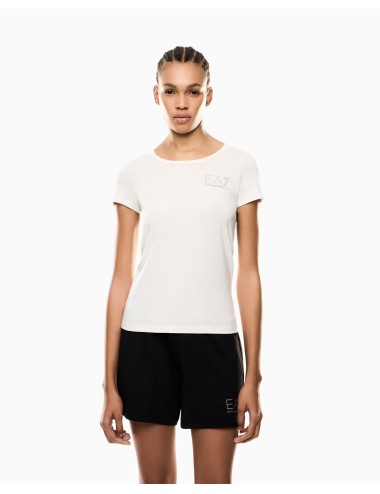 T-shirt Donna girocollo Evolution in misto cotone e modal stretch slim fit 8NTT65TJDQZ EA7 Emporio Armani