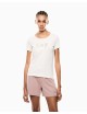 T-Shirt donna in misto cotone e modal Maxi Logo Evolution con dettaglio strass 8NTT67TJDQZ EA7 Emporio Armani