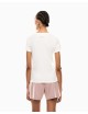 T-Shirt donna in misto cotone e modal Maxi Logo Evolution con dettaglio strass 8NTT67TJDQZ EA7 Emporio Armani