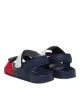 Sandali bambino in ecopelle con strappi e dettaglio bandiera T1X2-33913-1172 Tommy Hilfiger
