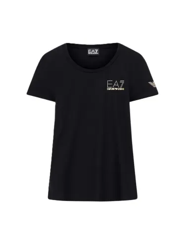 T-shirt Donna girocollo Evolution in misto cotone e modal stretch slim fit 8NTT65TJDQZ EA7 Emporio Armani