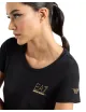 T-shirt Donna girocollo Evolution in misto cotone e modal stretch slim fit 8NTT65TJDQZ EA7 Emporio Armani