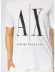 T-shirt uomo in cotone maxi logo a contrasto 8NZTPAZJH4Z A|X Armani Exchange