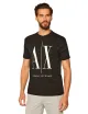 T-shirt uomo in cotone maxi logo a contrasto 8NZTPAZJH4Z A|X Armani Exchange