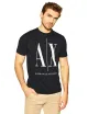 T-shirt uomo in cotone maxi logo a contrasto 8NZTPAZJH4Z A|X Armani Exchange
