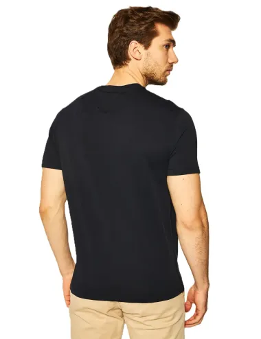 T-shirt uomo in cotone maxi logo a contrasto 8NZTPAZJH4Z A|X Armani Exchange