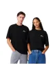 T-shirt unisex in cotone pesante loose fit e logo maxi TH2745 Lacoste