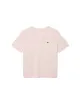 T-shirt donna in jersey di cotone scollo a V relaxed fit TF7300 Lacoste