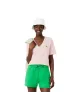 T-shirt donna in jersey di cotone scollo a V relaxed fit TF7300 Lacoste