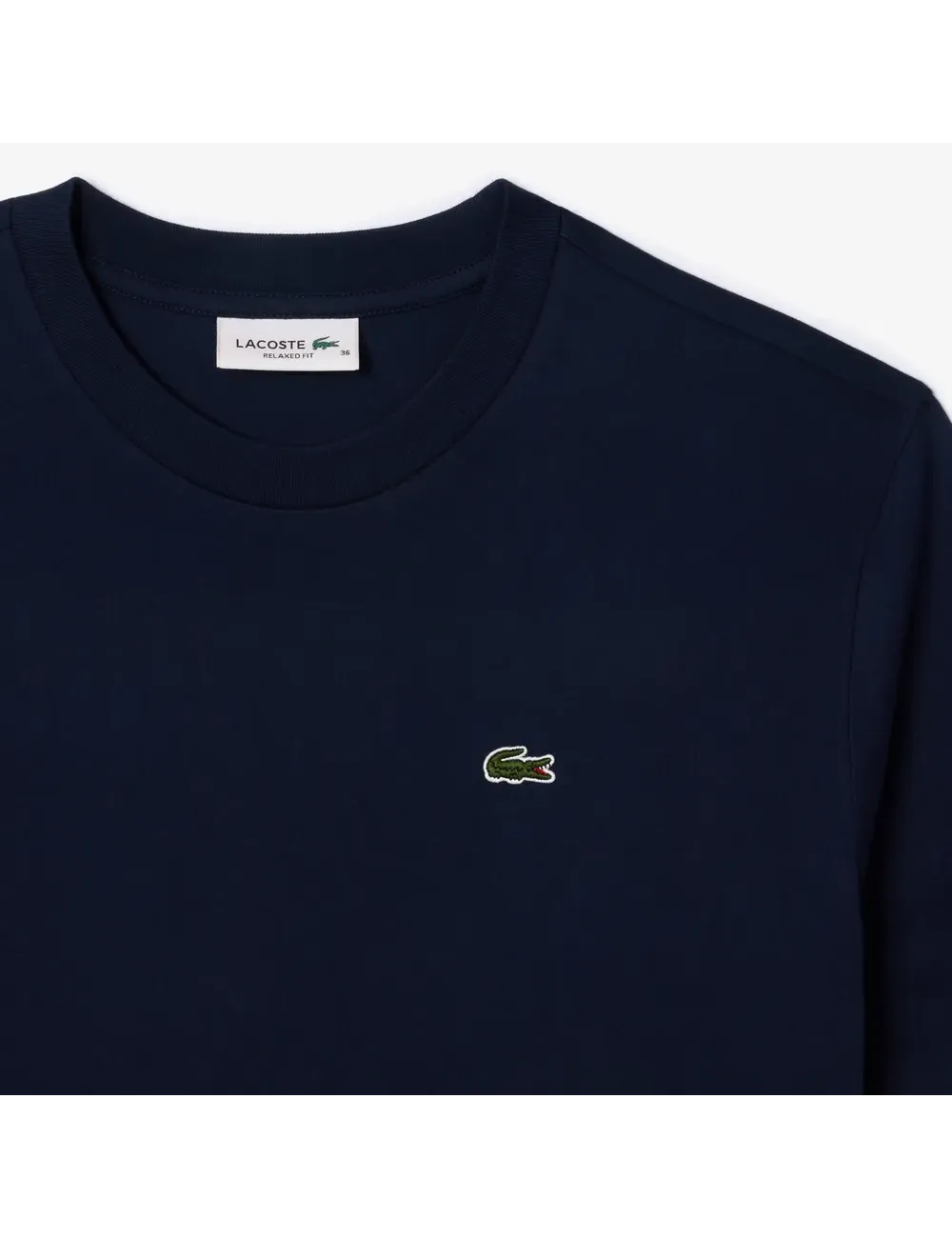 T-shirt donna in cotone Pima relaxed fit TF7215 Lacoste