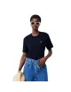 T-shirt donna in cotone Pima relaxed fit TF7215 Lacoste