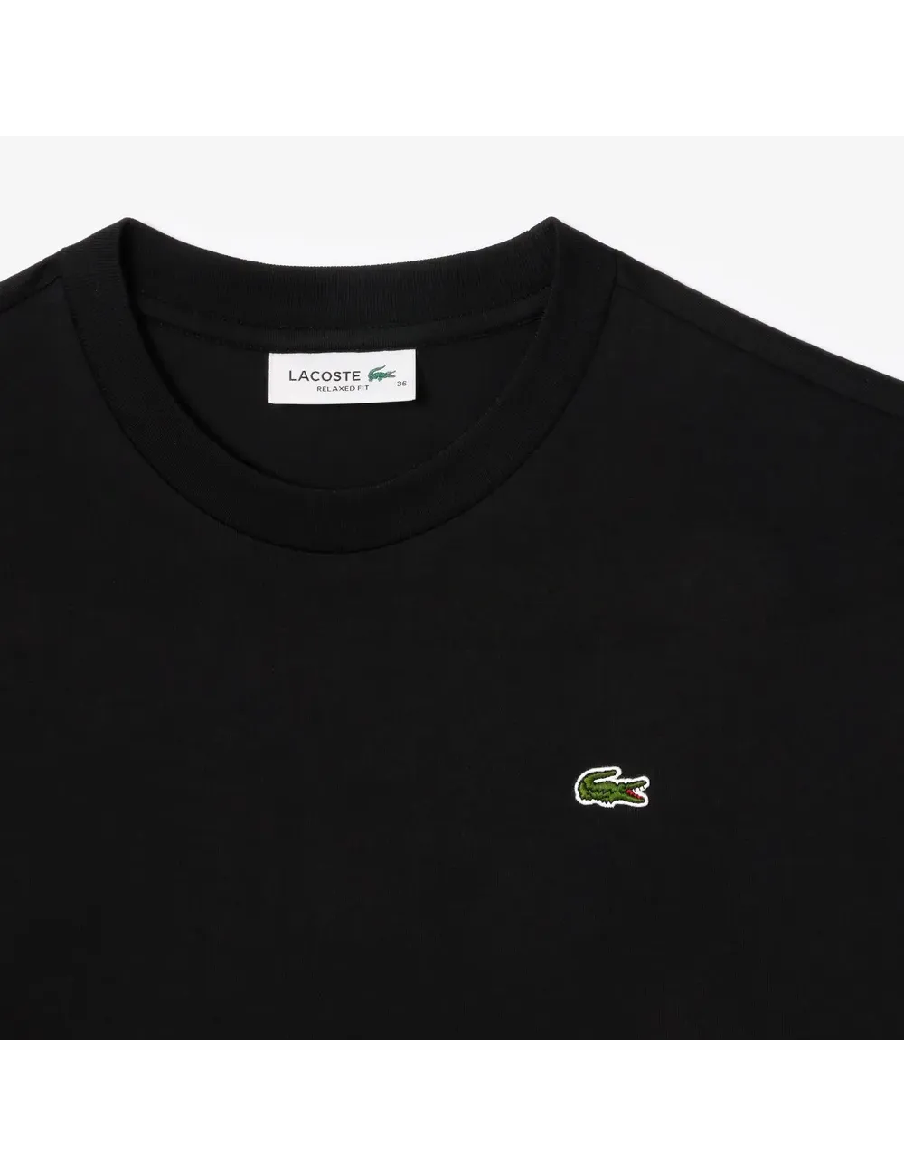 T-shirt donna in cotone Pima relaxed fit TF7215 Lacoste
