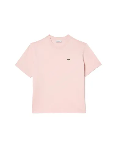 T-shirt donna in cotone Pima relaxed fit TF7215 Lacoste