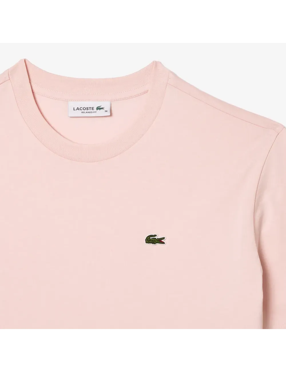 T-shirt donna in cotone Pima relaxed fit TF7215 Lacoste