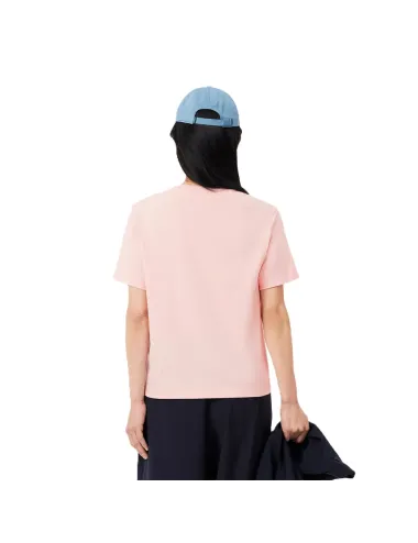 T-shirt donna in cotone Pima relaxed fit TF7215 Lacoste