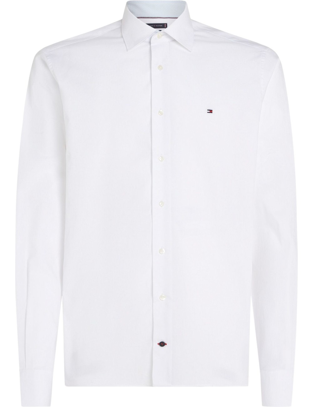 Camicia uomo in popeline di cotone regular fit MW0MW35810 Tommy Hilfiger